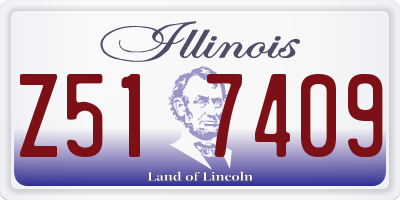 IL license plate Z517409
