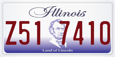 IL license plate Z517410