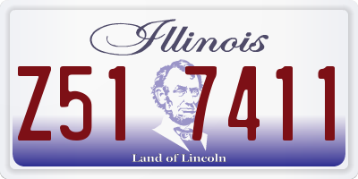 IL license plate Z517411