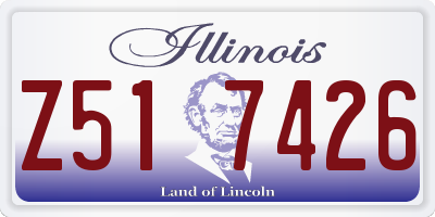IL license plate Z517426