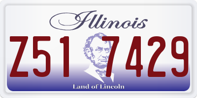 IL license plate Z517429