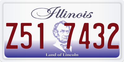 IL license plate Z517432
