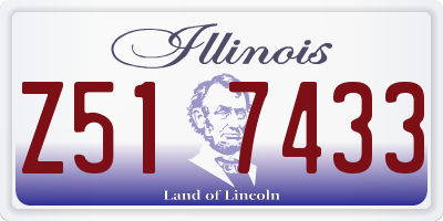 IL license plate Z517433