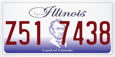 IL license plate Z517438