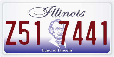 IL license plate Z517441