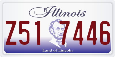 IL license plate Z517446