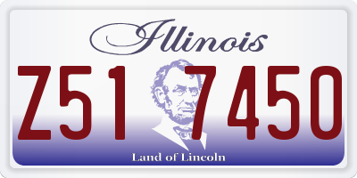 IL license plate Z517450