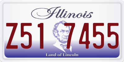 IL license plate Z517455
