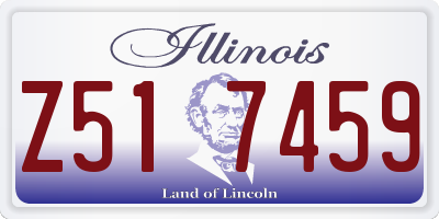 IL license plate Z517459
