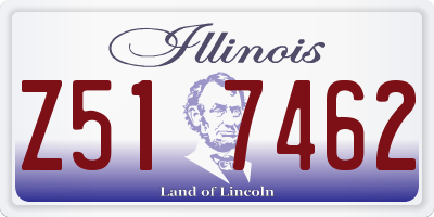 IL license plate Z517462