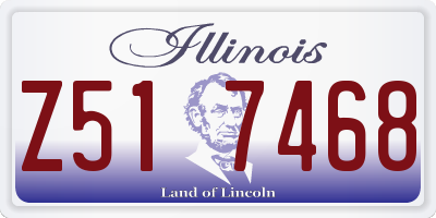 IL license plate Z517468