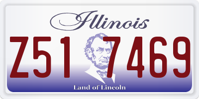 IL license plate Z517469