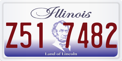 IL license plate Z517482