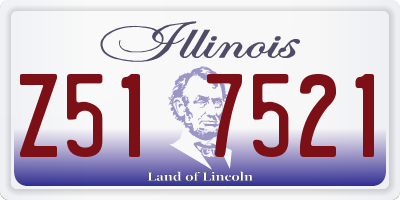 IL license plate Z517521