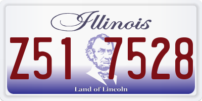 IL license plate Z517528