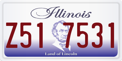 IL license plate Z517531