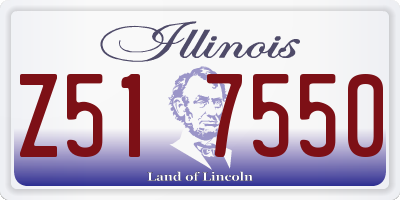 IL license plate Z517550