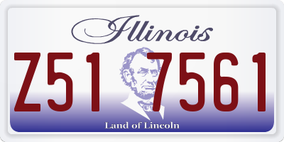IL license plate Z517561