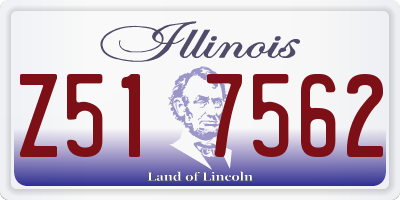 IL license plate Z517562