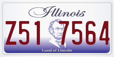 IL license plate Z517564