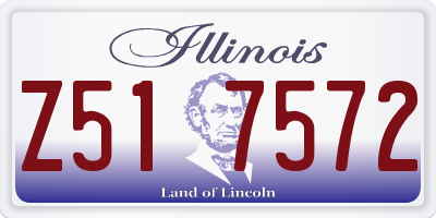 IL license plate Z517572