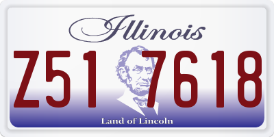 IL license plate Z517618