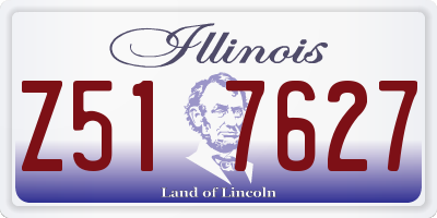 IL license plate Z517627