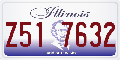 IL license plate Z517632