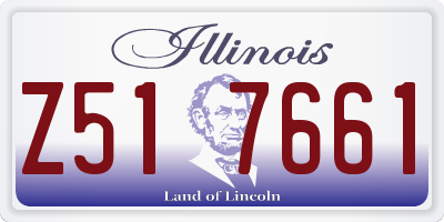 IL license plate Z517661
