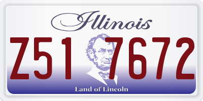 IL license plate Z517672
