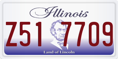 IL license plate Z517709