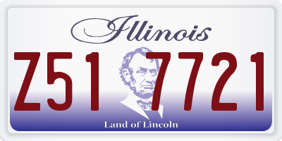 IL license plate Z517721