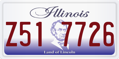 IL license plate Z517726