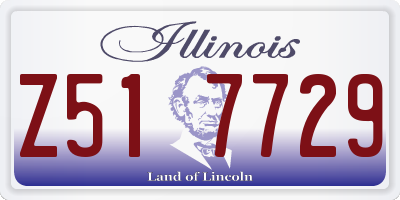 IL license plate Z517729