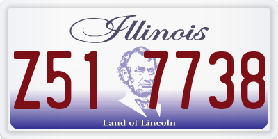 IL license plate Z517738