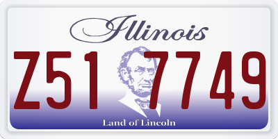 IL license plate Z517749