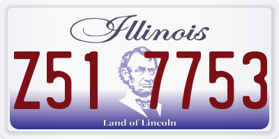 IL license plate Z517753