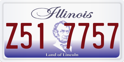 IL license plate Z517757