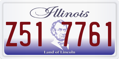 IL license plate Z517761