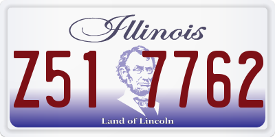 IL license plate Z517762