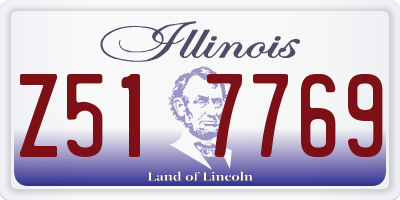 IL license plate Z517769
