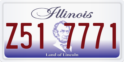 IL license plate Z517771