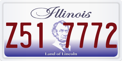 IL license plate Z517772