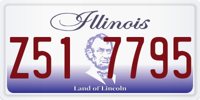 IL license plate Z517795