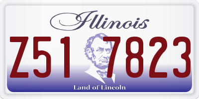 IL license plate Z517823