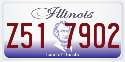 IL license plate Z517902
