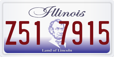 IL license plate Z517915