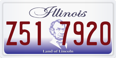 IL license plate Z517920