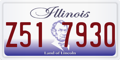 IL license plate Z517930