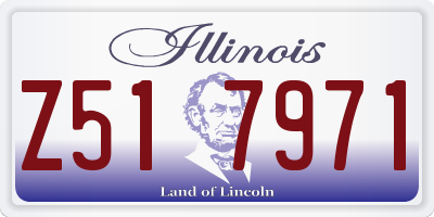 IL license plate Z517971
